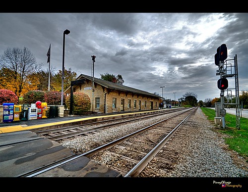 Lockport Train Station by Light of Shade Photography