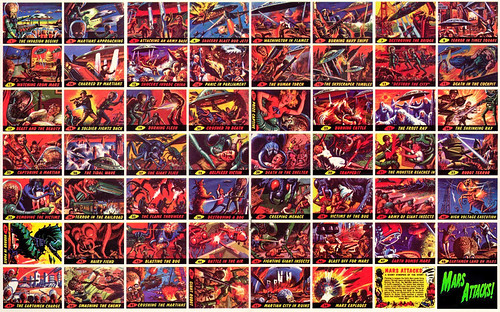 1962 ... Mars Attacks- card set | [all images] click for lar… | Flickr
