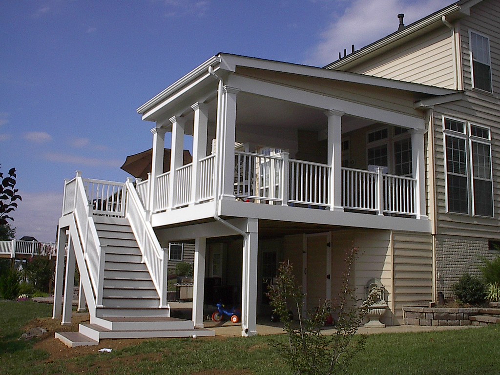 Shed style roof over deck Cedarbrook Outdoor Design ...