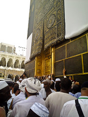 The Kaaba's golden door