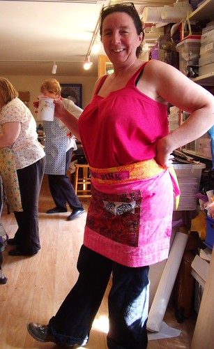 The lucious Angie in her printed pinny. | by scrappy annie
