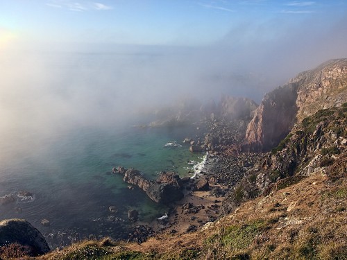 seascape water weather fog clouds landscape geotagged waves foggy cliffs alderney channelislands englishchannel coastuk geo:lat=49706713 geo:lon=223255