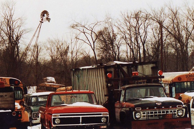 SOME OLD FORDS IN JAN 1988