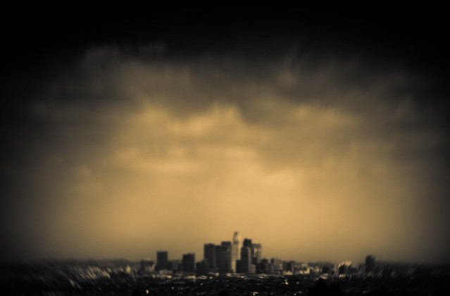 Los Angeles Skyline - Lensbaby
