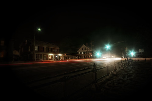 My Town at Night by Patrick Campagnone