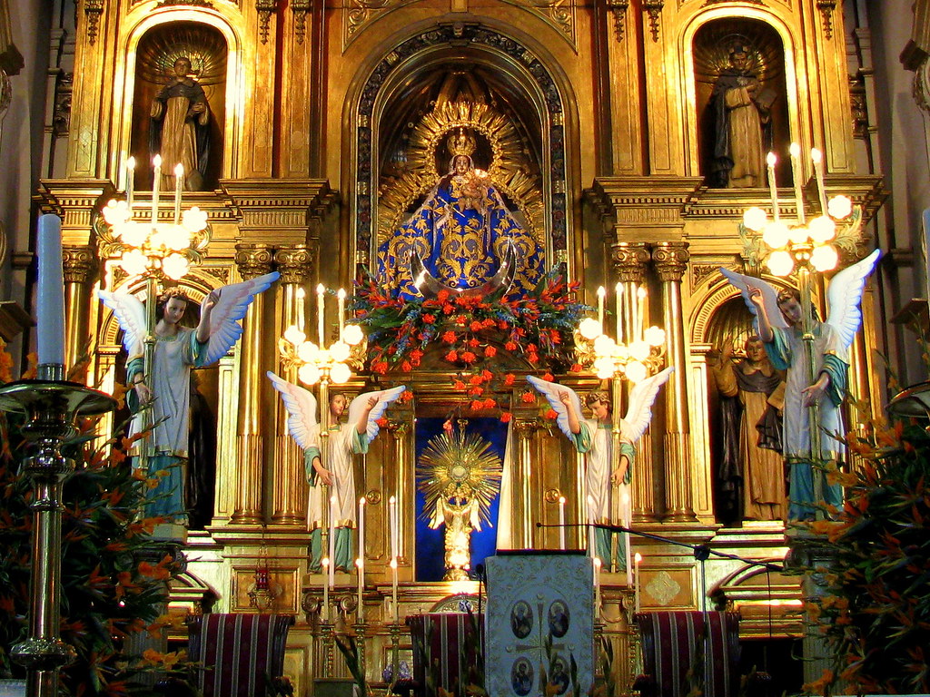 Altar mayor del templo de Santo Domingo, Basílica Menor de… | Flickr