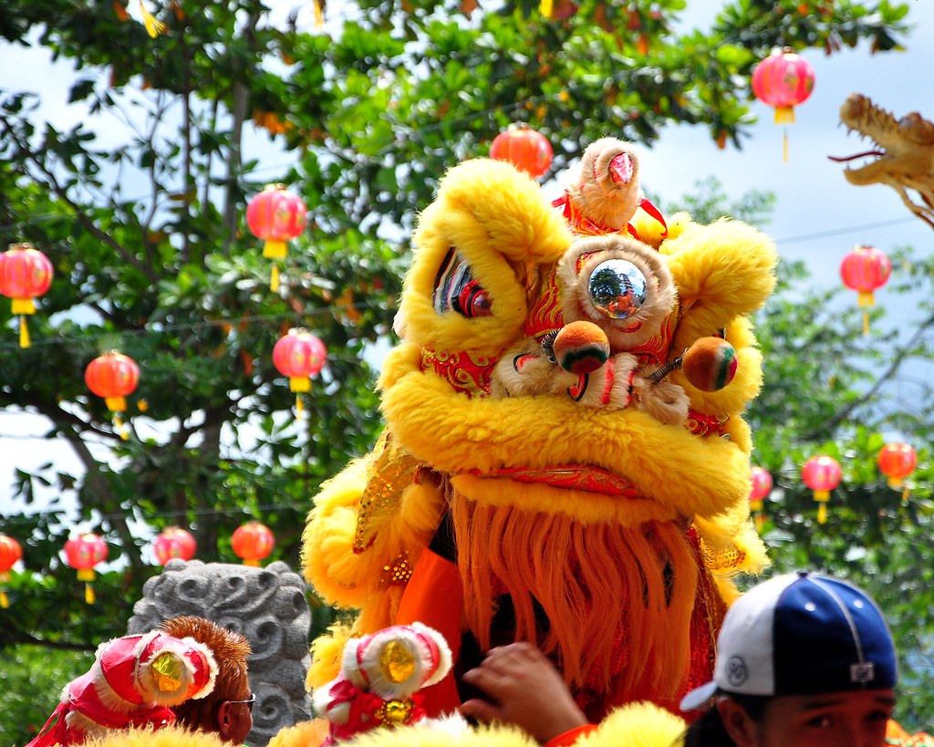 Lion Dance in action