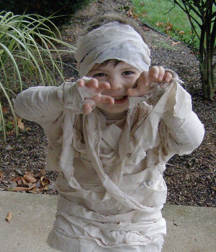 wyatt mummy | made from old, torn sheets that I tea stained ...