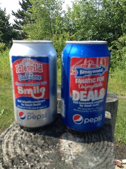 Pepsi and Diet Pepsi cans