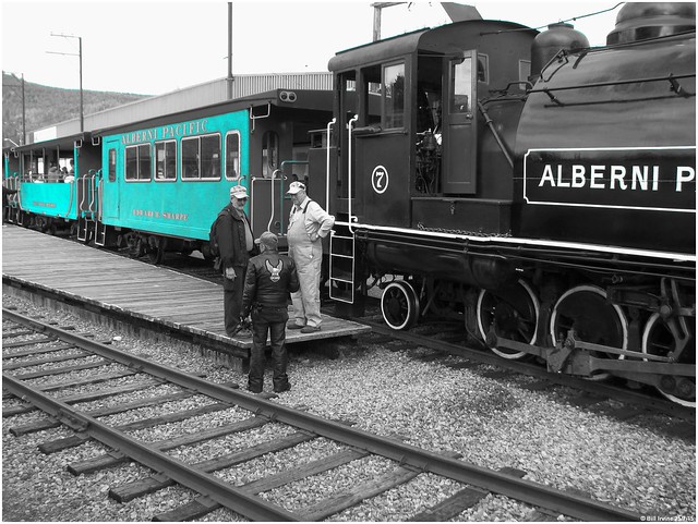 Alberni Steam Train Canon Color Accent Mode