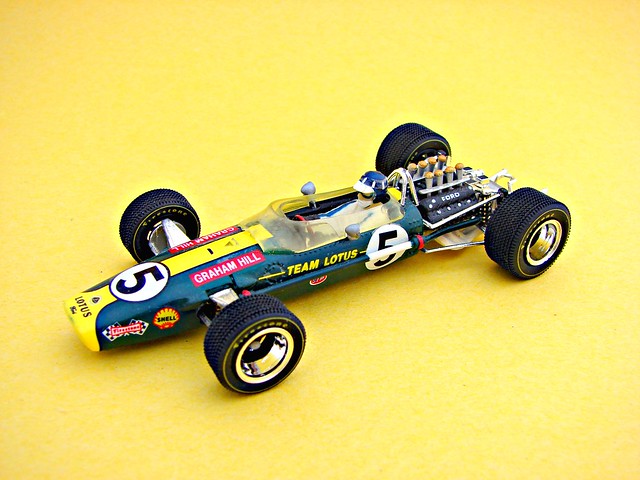 Lotus-Ford, Driven by Graham Hill, 1968 F1 World Champion