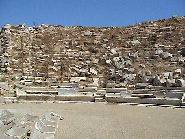 Delos Greek Theatre Ruins