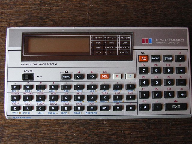 Casio FX-720P pocket computer (1982)
