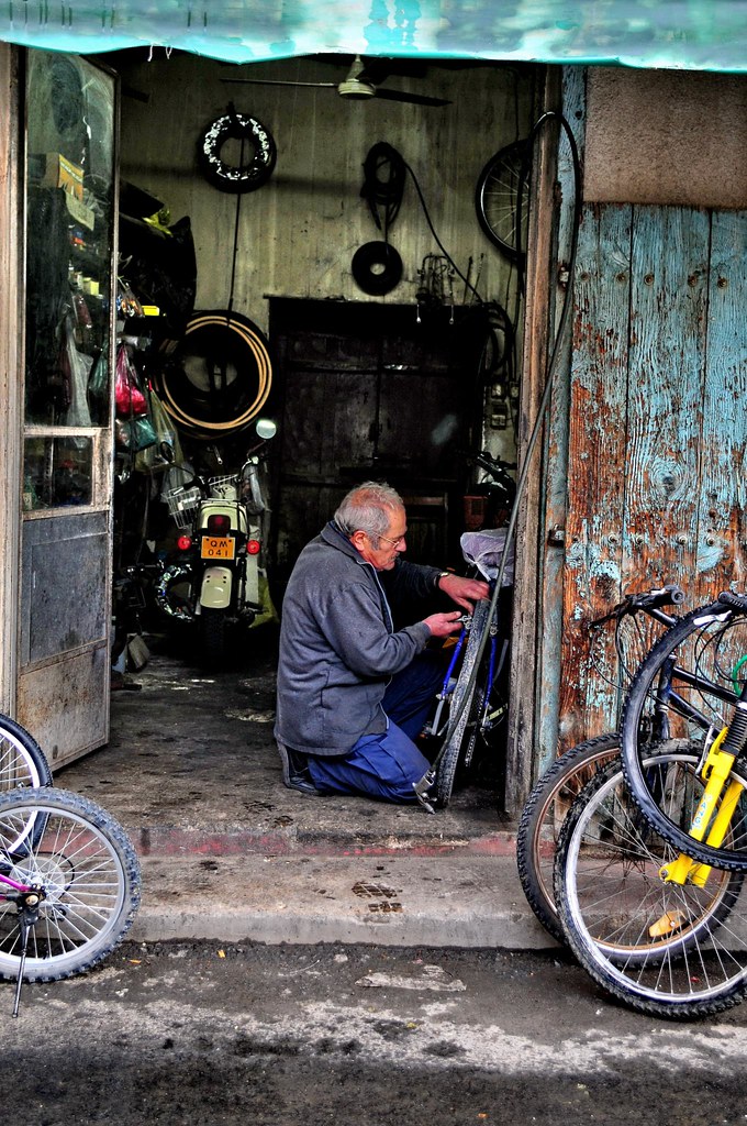 Bicycle Repairs. by (Vakis) Varnavas Varnava