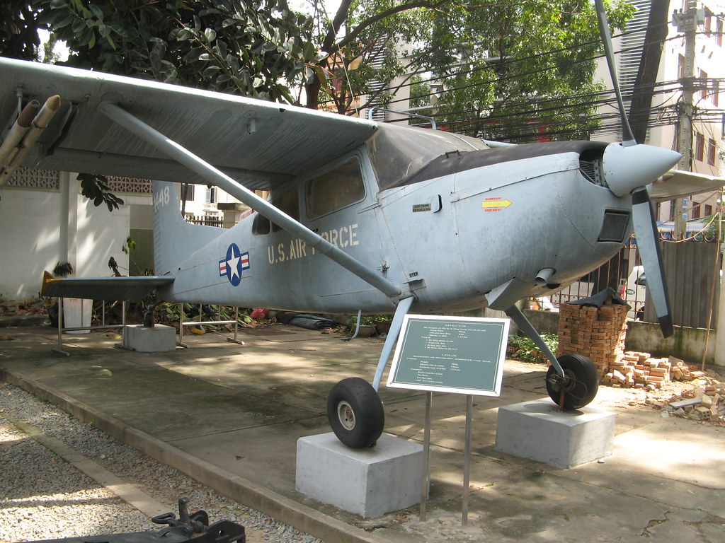 Cessna U 17 Plane At Ho Chi Minh City War Museum Ho Chi M Flickr