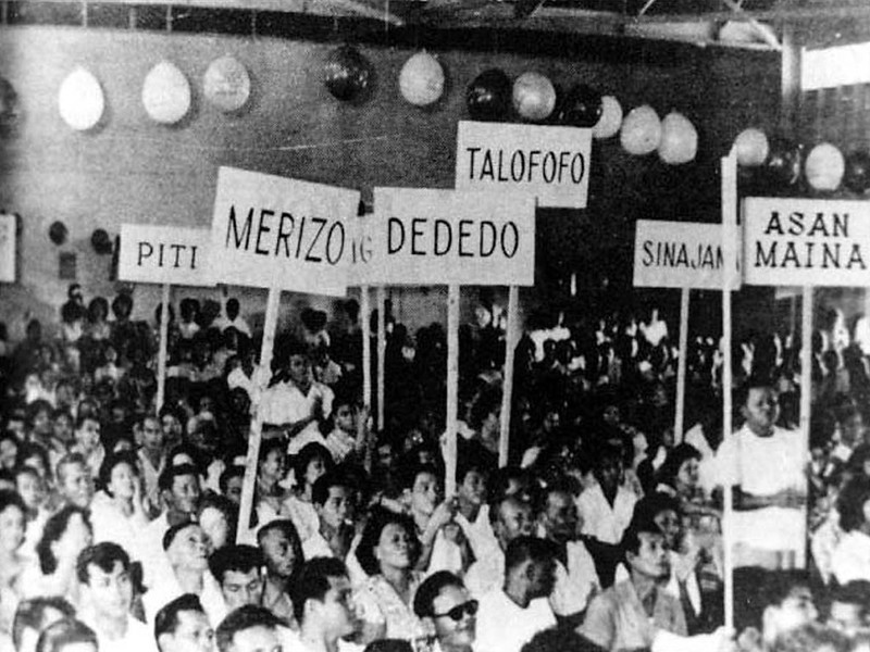 Campaign rally in November 1964 from the Pacific Profile Collection.

Micronesian Area Research Center (MARC)
