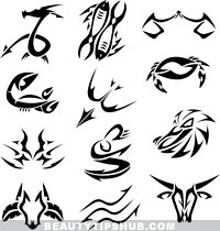 Tribal Cancer zodiac sign