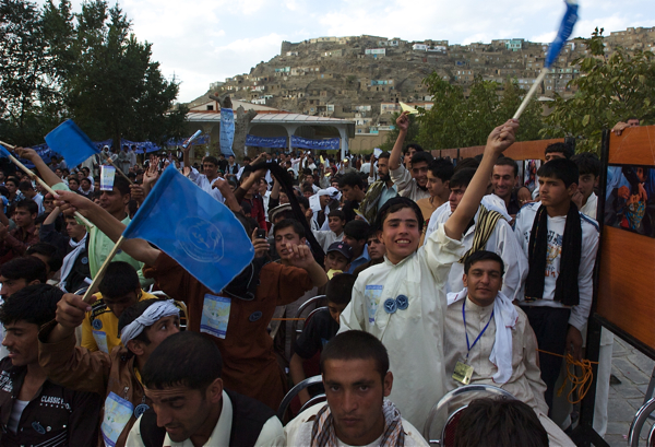 Peace Day concert, Babur Gardens, Kabul: 21 September 2009
