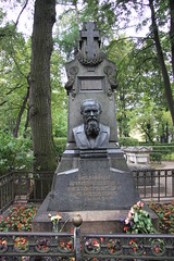 Grave of Dostoyevsky at Alexander Nevsky Cemetery