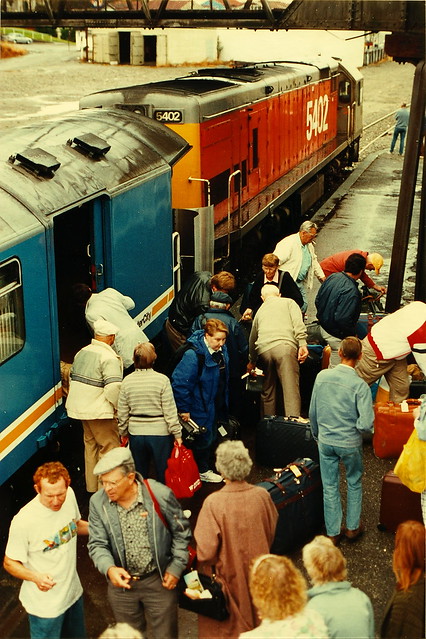 Tranz-Alpine in Greymouth, 1993