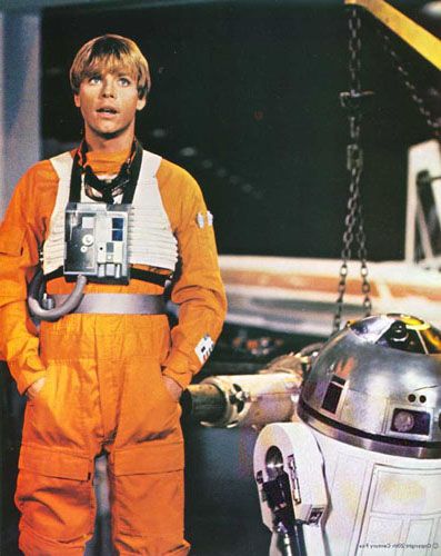 Luke and R2D2 from the Star Wars Holiday Special (1978)