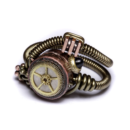 Steampunk Jewelry Ring | Steampunk Jewelry Ring : Brass Gear… | Flickr