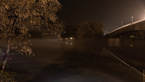 longexposure nature water fog night long hungary pentax 2009 magyarország köd tokaj tisza víz k200d