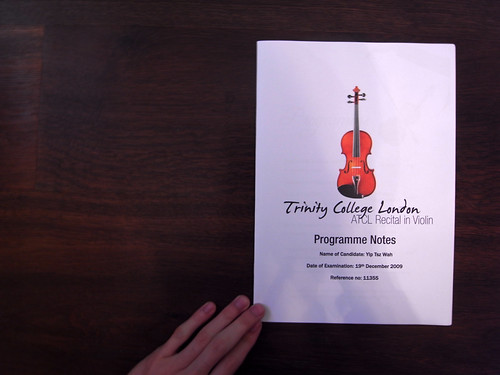 Programme Notes | by 約翰.