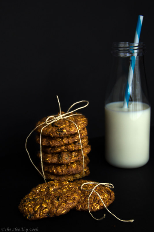 Oatmeal Cookies with Blueberries – Μπισκότα Βρώμης με Μύρτιλα