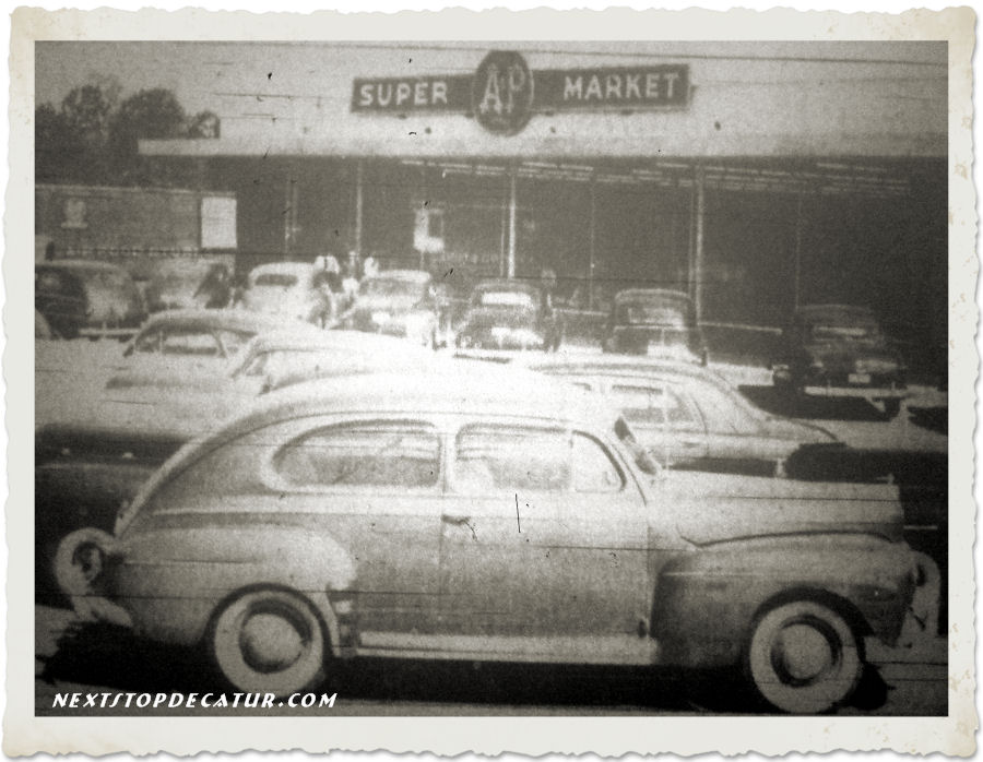 A&P Super Market  circa 1950 by -WHITEFIELD-