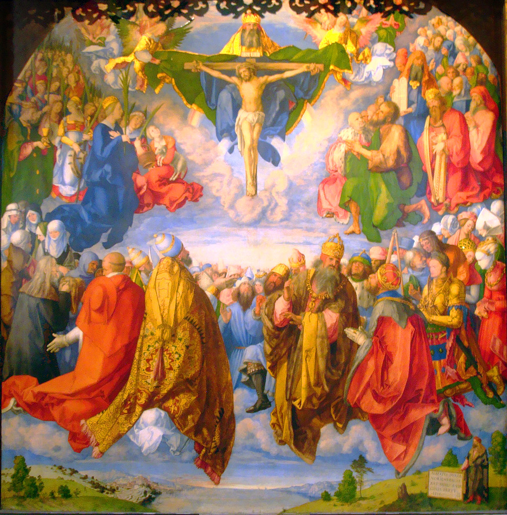 Image result for all saints altar painting