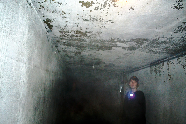 Underground tunnels used to transport bodies to the Morgue