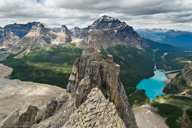 Moraine Lake and Surroundings - Unconventional View