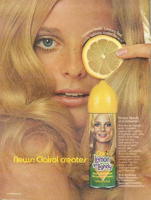 Clairol Lemon Go Lightly - 1970