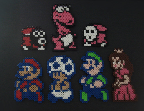 Super Mario Bros 2 bead sprites 1.