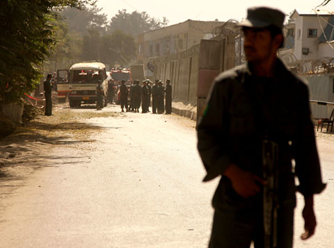 Bomb explosion in Kabul: 8 October 2009