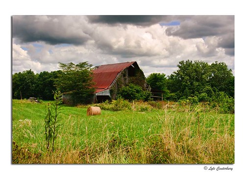 old building clouds barn truck landscape countryside nikon cloudy antique farm country indiana land weathered d200 puffy counry countryroadsphoto