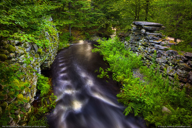 Old Grist Mill Foundation, Maine