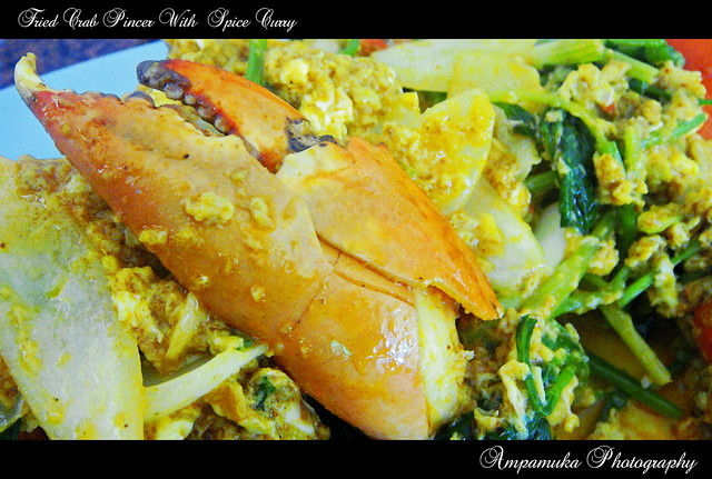 Fried Crab Pincer With Spicy Curry / ก้ามปูผัดผงกะหรี่ ร้อนๆจ้า