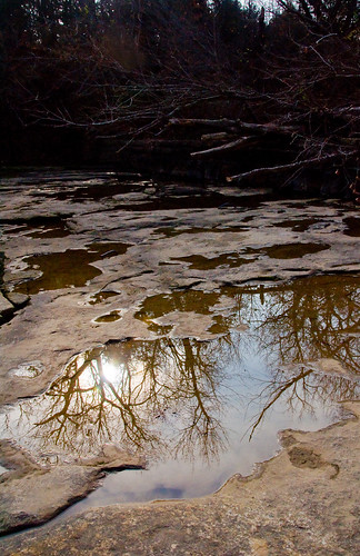 reflection water kansas rockformation elkfalls
