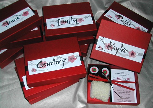 Invite- Bento Boxes | by Lettering Art Studio