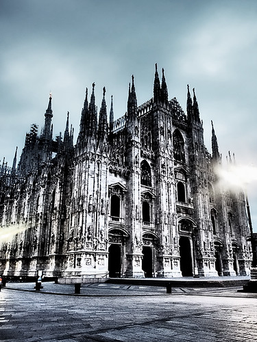 vacation italy milan architecture dark religious amazing cathedral europeanvacation religion gothic mysterious duomo processed cheating hss artfilter 1442mmf3556 happyslidersunday olympusomdem10