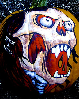 Pumpkin Painting - Zombie by Denise A. Wells | by ♥Denise A. Wells♥