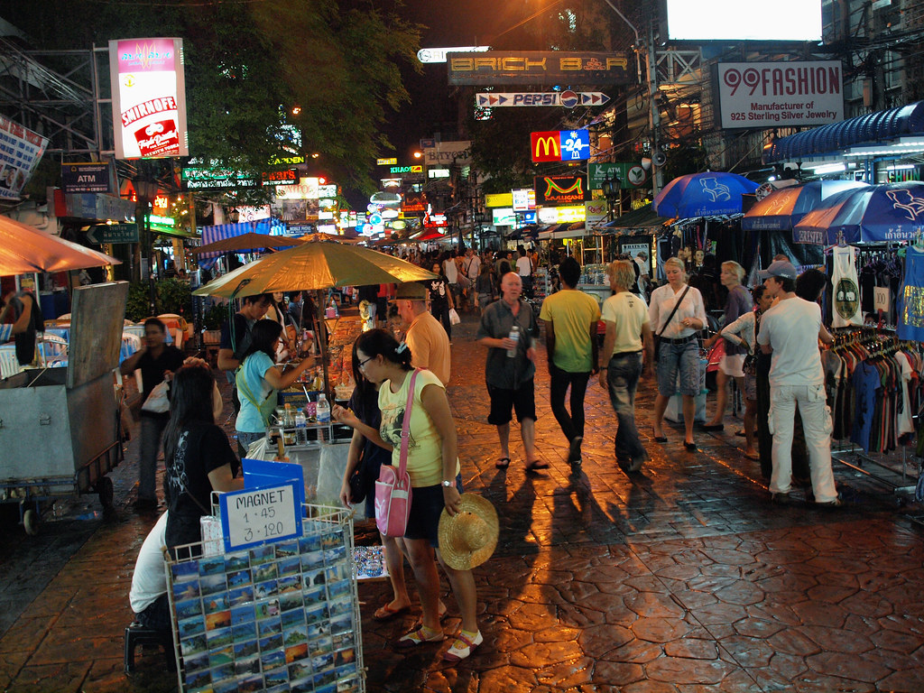 Bangkok S Khaosan Road Khao San Means Raw Rice In Thai Flickr Images, Photos, Reviews