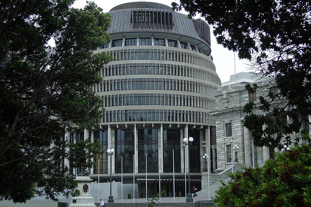 The 'Beehive', Government Building in Wellington NZ