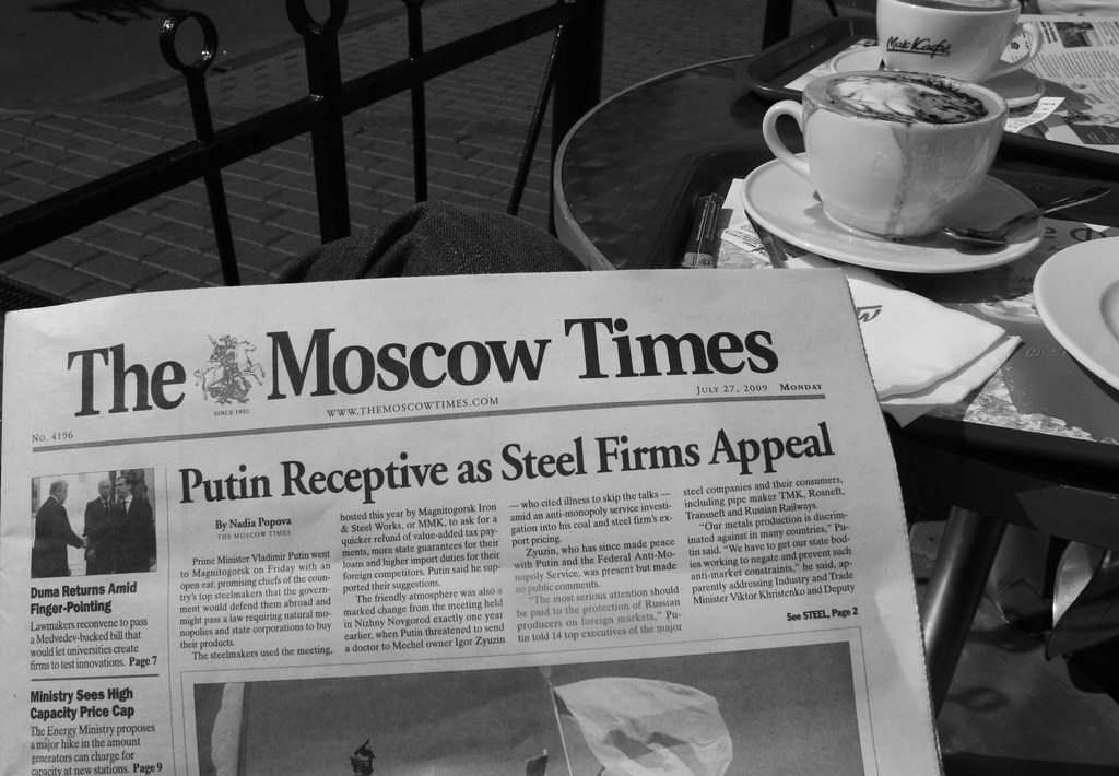 Москов таймс телеграмм