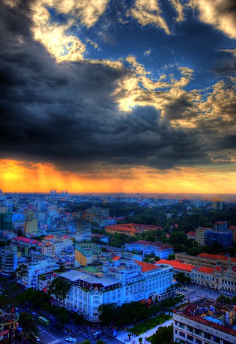 sunset vietnam hochiminhcity hdr jol cloudscapes twop adiks siagon flickrlovers
