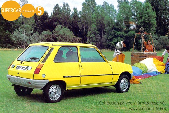 Renault 5 GTL jaune