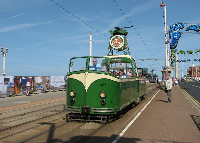 Blackpool Tram 605 - Blackpool