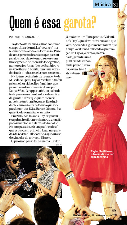 Taylor Swift, Groove Livre
